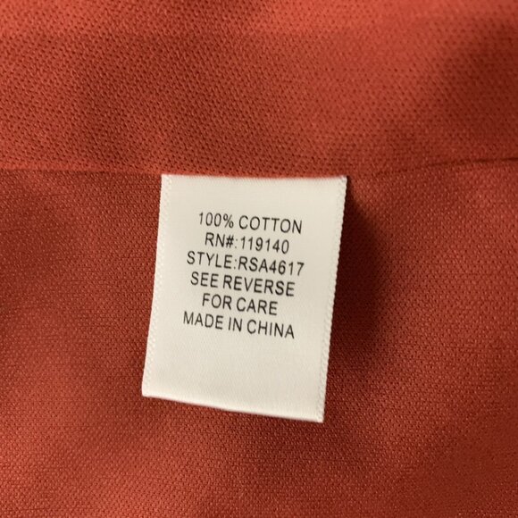 Purple Snow Brown Crop Top XL Button Front Y2K Retro Cottagecore Fall - Picture 6 of 6